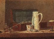 Pipes and Drinking Pitcher Jean Baptiste Simeon Chardin